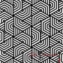 LONETA GEOMETRICA PITAGORAS GRIS - TIENDA ONLINE TELAS Y MANTELES
