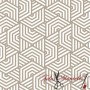LONETA GEOMETRICA PITAGORAS BEIGE - TIENDA ONLINE TELAS Y MANTELES