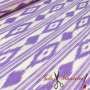 TELA MALLORQUINA IKAT MORADO - TIENDA ONLINE TELAS Y MANTELES