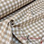 LONETA VICHY BEIGE MEDIANO - TIENDA ONLINE TELAS Y MANTELES