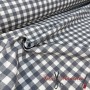 LONETA VICHY GRIS MEDIANO - TIENDA ONLINE TELAS Y MANTELES