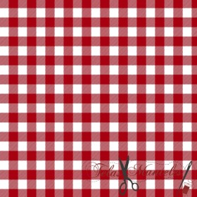 LONETA VICHY ROJO MEDIANO - TIENDA ONLINE TELAS Y MANTELES