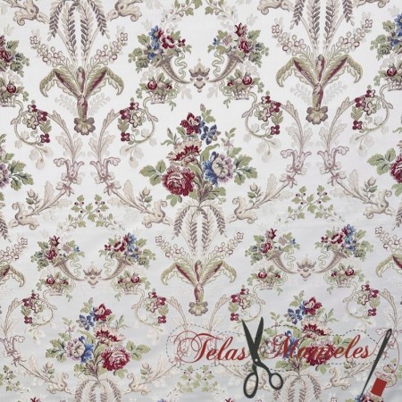 TELA FALLERA AURORA CORTE COMPLETO  - TIENDA ONLINE TELAS Y MANTELES