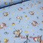 LONETA ESTAMPADA INFANTIL OSITO AVIADOR - TIENDA ONLINE TELAS Y MANTELES