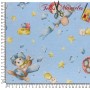 LONETA ESTAMPADA INFANTIL OSITO AVIADOR - TIENDA ONLINE TELAS Y MANTELES