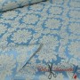 DAMASCO AZUL Y BEIGE - TIENDA ONLINE TELAS Y MANTELES