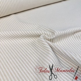 TELA TAPICERIA ESPIGA BEIGE - TIENDA ONLINE TELAS Y MANTELES