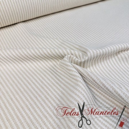 TELA TAPICERIA ESPIGA BEIGE - TIENDA ONLINE TELAS Y MANTELES