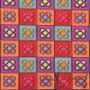 LONETA FLOR PANOT MULTICOLOR - TIENDA ONLINE TELAS Y MANTELES