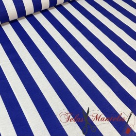 LONETA RAYA TOLDO AZUL - TIENDA ONLINE TELAS Y MANTELES