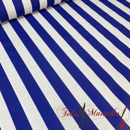 LONETA RAYA TOLDO AZUL - TIENDA ONLINE TELAS Y MANTELES