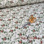 TELA ANTIMANCHAS NAVIDAD MUERDAGO  - TIENDA ONLINE TELAS Y MANTELES