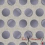 LONETA CÍRCULOS 3D GRIS - TIENDA ONLINE TELAS Y MANTELES