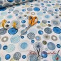 LONETA SPHERE AZUL - TIENDA ONLINE TELAS Y MANTELES