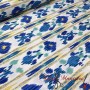 TELA MALLORQUINA IKAT AZUL - TIENDA ONLINE TELAS Y MANTELES