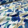 TELA MALLORQUINA IKAT AZUL - TIENDA ONLINE TELAS Y MANTELES