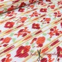 TELA MALLORQUINA IKAT ROJO - TIENDA ONLINE TELAS Y MANTELES