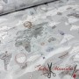 POPELIN MAPAMUNDI GRIS - TIENDA ONLINE TELAS Y MANTELES