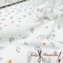 POPELIN FOREST HOJAS GRIS - TIENDA ONLINE TELAS Y MANTELES