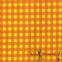 TELA ANTIMANCHAS VICHY NEON  NARANJA - AMARILLO MEDIANO - TIENDA ONLINE TELAS Y MANTELES