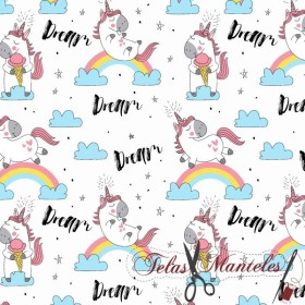 Tela Unicornio Dream TelasyManteles.es