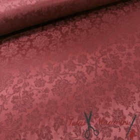 DAMASCO GRANATE - TIENDA ONLINE TELAS Y MANTELES