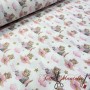 LONETA ESTAMPADA INFANTIL OSITO ROSA - TIENDA ONLINE TELAS Y MANTELES