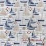 LONETA MARINERA AZUL - TIENDA ONLINE TELAS Y MANTELES