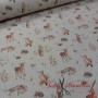 LONETA CULLA ANIMALES DEL BOSQUE - TIENDA ONLINE TELAS Y MANTELES