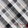 LONETA VICHY CUADROS NEGRO GRIS BEIGE - TIENDA ONLINE TELAS Y MANTELES