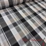 LONETA VICHY CUADROS NEGRO GRIS BEIGE - TIENDA ONLINE TELAS Y MANTELES