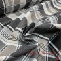 LONETA VICHY CUADROS NEGRO GRIS BEIGE - TIENDA ONLINE TELAS Y MANTELES