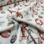 LONETA ANIMALES MARINOS - TIENDA ONLINE TELAS Y MANTELES