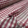 LONETA CUADRO GRANATE - TIENDA ONLINE TELAS Y MANTELES