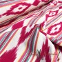 TELA ANTIMANCHAS MALLORQUINA IKAT FUCSIA - TIENDA ONLINE TELAS Y MANTELES