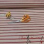 LONETA RAYAS GRANATE - TIENDA ONLINE TELAS Y MANTELES