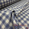LONETA CUADRO AZUL - TIENDA ONLINE TELAS Y MANTELES