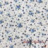 TELA FLORECITAS AZULES - TIENDA ONLINE TELAS Y MANTELES