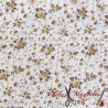 TELA FLORECITAS OCRES - TIENDA ONLINE TELAS Y MANTELES