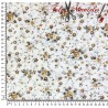 TELA FLORECITAS OCRES - TIENDA ONLINE TELAS Y MANTELES