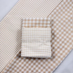 Pack Vichy Bambula Beige - Tienda Online Telas y Manteles