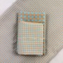 Pack Vichy Bambula BEIGE TURQUESA - Tienda Online Telas y Manteles