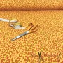 LONETA ANIMAL PRINT NEON NARANJA - TIENDA ONLINE TELAS Y MANTELES