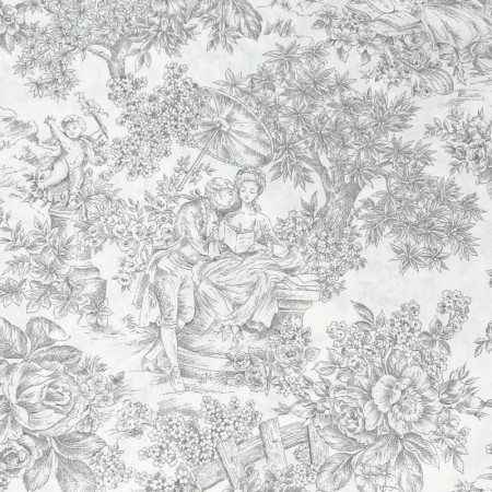 TELA LONETA TOILE DE JOUY CARTUJA - TIENDA ONLINE TELAS Y MANTELES