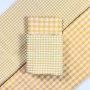 Pack Vichy Bambula MOSTAZA - Tienda Online Telas y Manteles