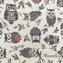 LONETA BUHOS - TIENDA ONLINE TELAS Y MANTELES