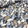 LONETA PIEDRAS AZUL - TIENDA ONLINE TELAS Y MANTELES