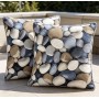 LONETA PIEDRAS AZUL - TIENDA ONLINE TELAS Y MANTELES