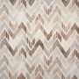 LONETA ESTAMPADA ZIG ZAG BEIGE - TIENDA ONLINE TELAS Y MANTELES