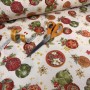 TELA NAVIDAD BOLAS  - TIENDA ONLINE TELAS Y MANTELES